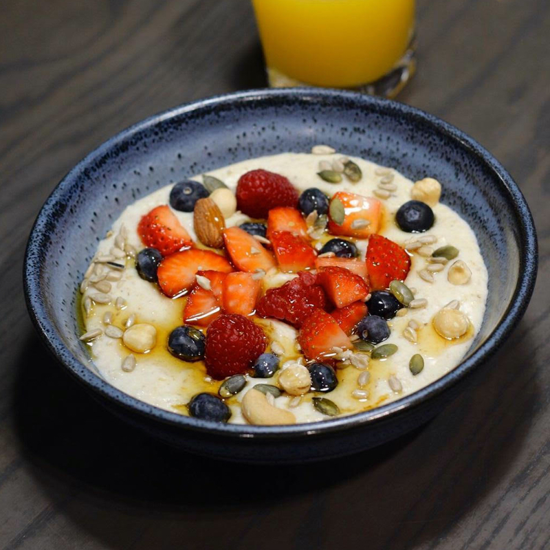 Bowl of Porridge at Nobel Cafe